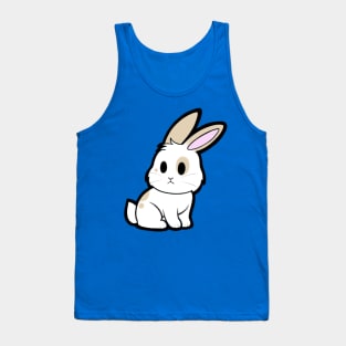 Cream Spotted Bunny Tank Top